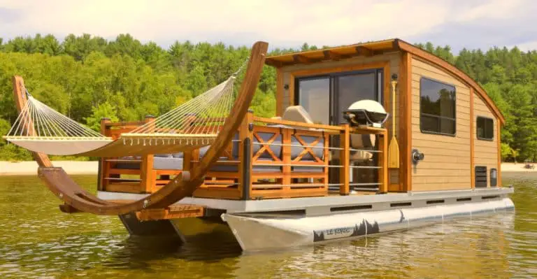 Tiny Houseboat: The Ultimate Off-Grid Floating Home