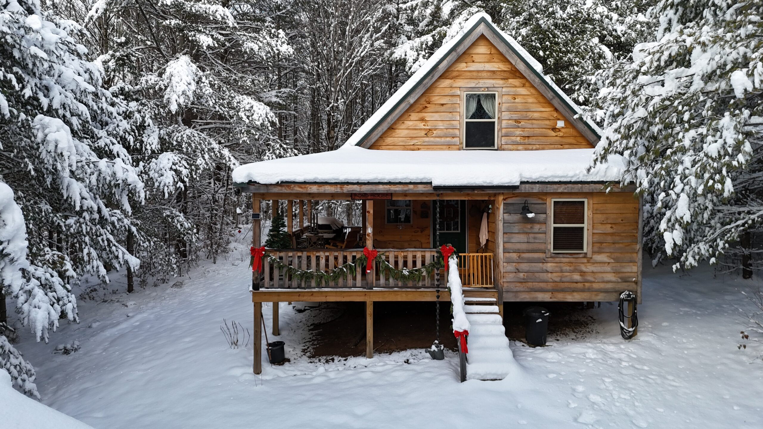 9 Acres of Waterfront Land with Cabin for $298,900